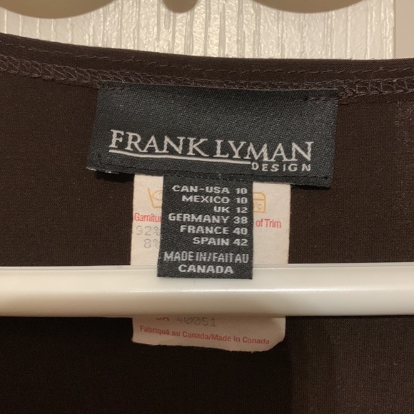 Frank Lyman Brown Bolero - Size 10 - Picture 7 of 13